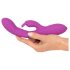 Javida Thumping Rabbit - 3-motorski vibrator s rukohvatom za klitoris (ljubičasta)