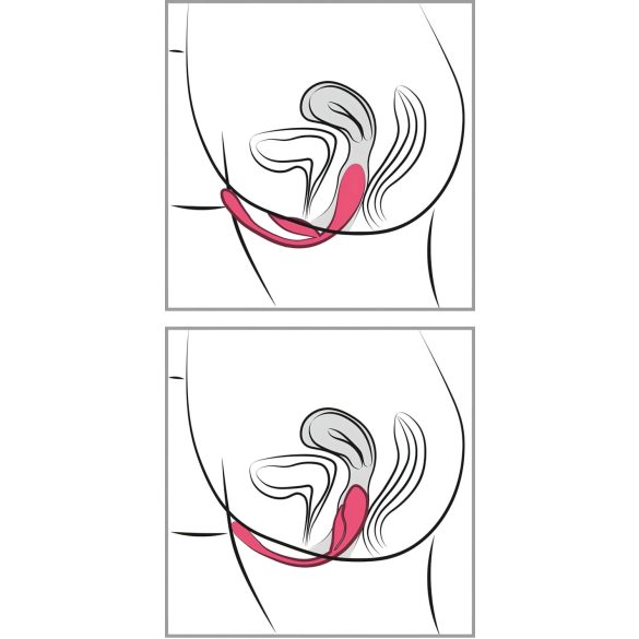 SMILE - vibrirajuće jaje na daljinsko upravljanje - punjivo - roza
