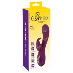   SMILE - vibrator s 3 motora i stimulatorom klitorisa - ljubičasti