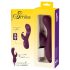 SMILE - bežični vibrator s 3 motora i stimulatorom klitorisa (ljubičasti)