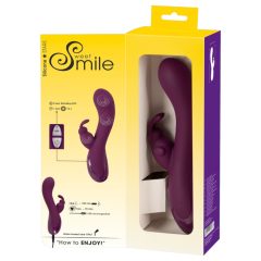   SMILE - punjivi vibrator za klitoris s 3 motora (ljubičasti)