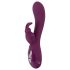 SMILE - bežični vibrator s 3 motora i stimulatorom klitorisa (ljubičasti)