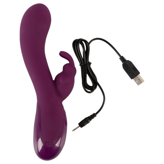 SMILE - punjivi vibrator za klitoris s 3 motora (ljubičasti)