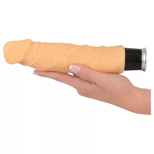 Nature Skin - realistični vibrator (prirodan, 23 cm)