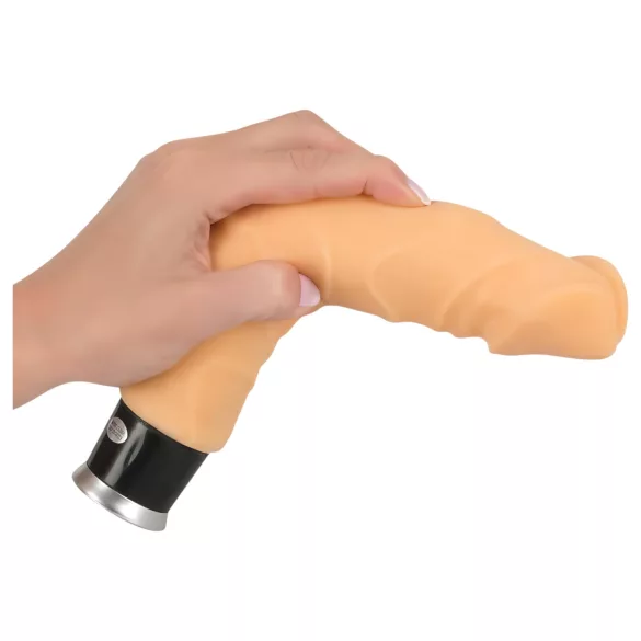 Nature Skin - realistični vibrator (prirodan, 23 cm)