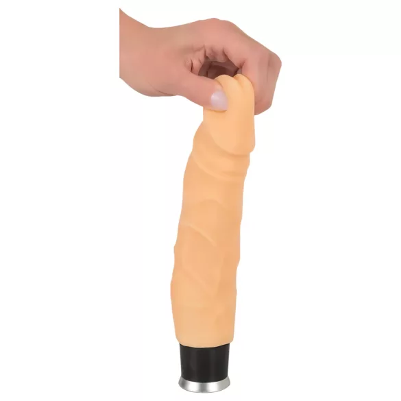 Nature Skin - realistični vibrator (prirodan, 23 cm)