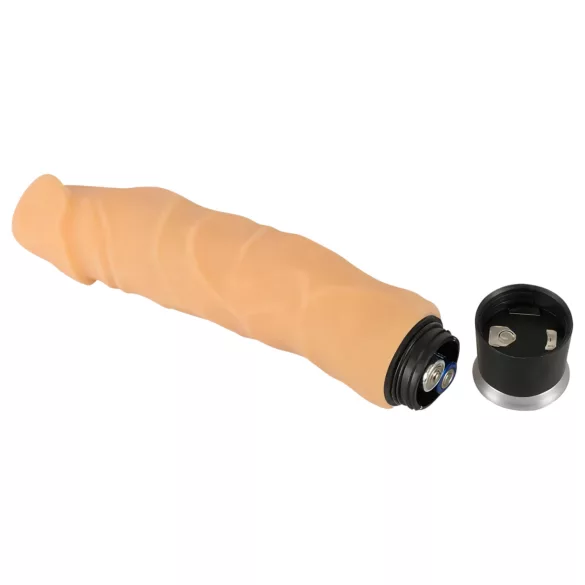 Nature Skin - realistični vibrator (prirodan, 23 cm)