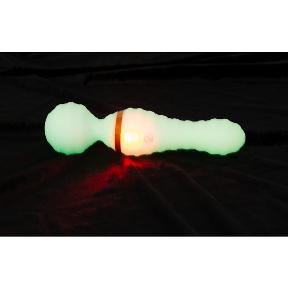 You2Toys Glow in the dark - fluorescentni masažni vibrator (bijeli)