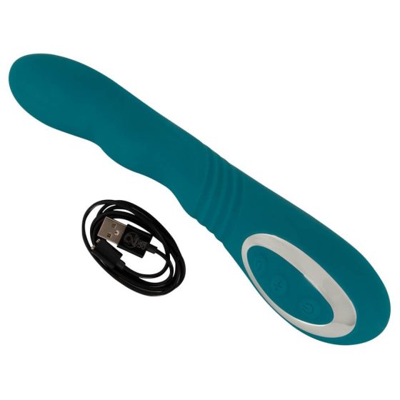 SMILE - punjivi, vodootporni rotirajući vibrator G-točke (zeleni)