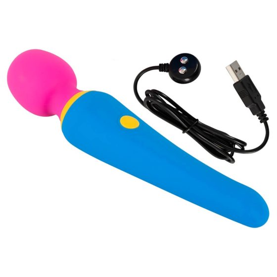 You2Toys bund. - punjivi, vodootporni vibrator za masažu (u boji)