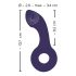 SMILE - punjivi G i P točkasti vibrator (ljubičasti)
