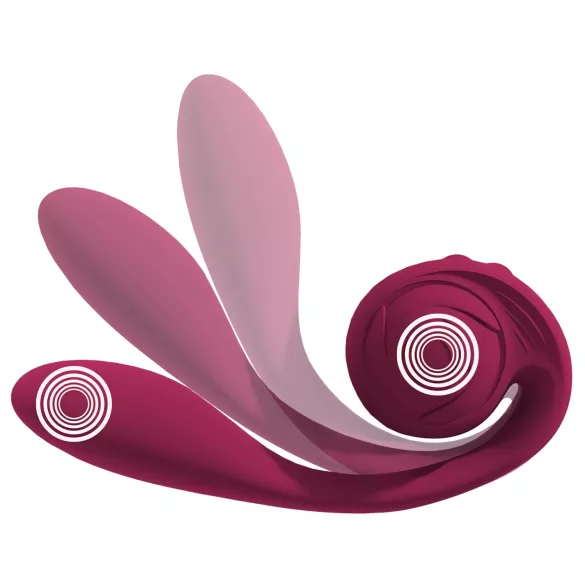You2Toys Rosenrot - G točka vibrator na punjenje - vodootporan silikon crveni