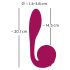 You2Toys Rosenrot - vodootporni G-točka vibrator, crveni, punjiv