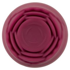   You2Toys Rosenrot - punjivi vibrator za masažu od ružičastih vlakana (crveni)