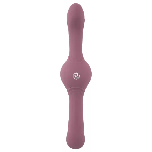 You2Toys - Dvostrani vibrator - Turbo Shaker - silikon, ljubičasti