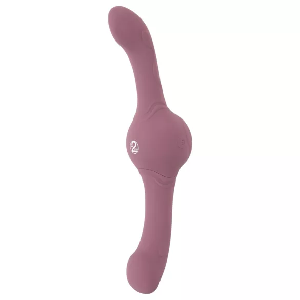 You2Toys - Dvostrani vibrator - Turbo Shaker - silikon, ljubičasti