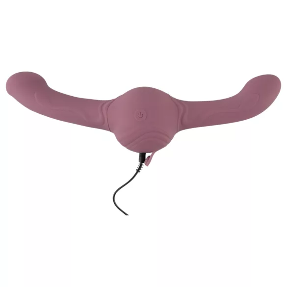 You2Toys - Dvostrani vibrator - Turbo Shaker - silikon, ljubičasti