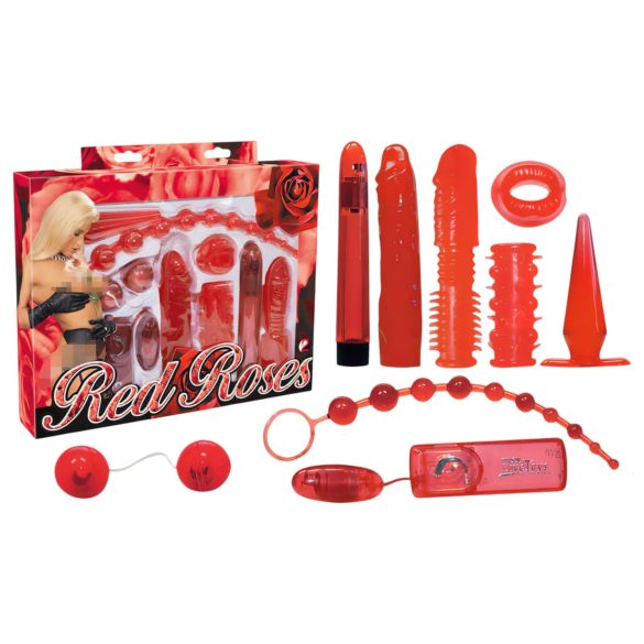 You2Toys - Crvene ruže - set vibratora (9 dijelova)
