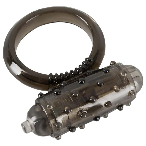 You2Toys - silikonski vibrirajući prsten za penis - crni