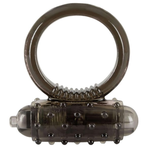 You2Toys - silikonski vibrirajući prsten za penis - crni