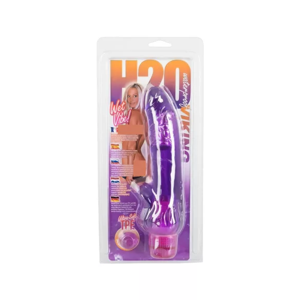 H2O Viking - vibrator - vodootporan - ljubičasta