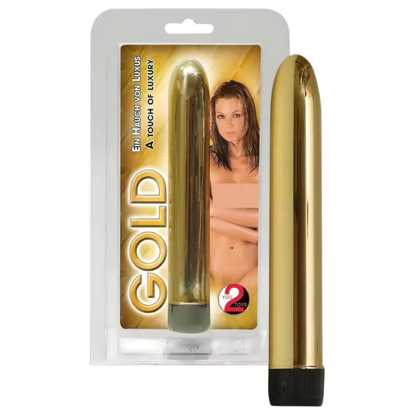 You2Toys - vibrator za stimulaciju - zlatna