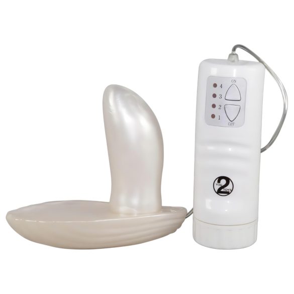 You2Toys - Školjka - prilagodljivi vibrator (bijeli)