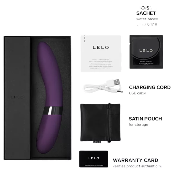 LELO Elise 2 - luksuzni vibrator - ljubičasta