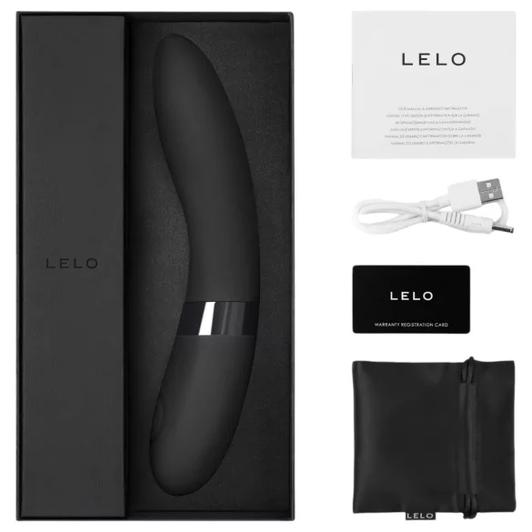 LELO Elise 2 - luksuzni vibrator - crna