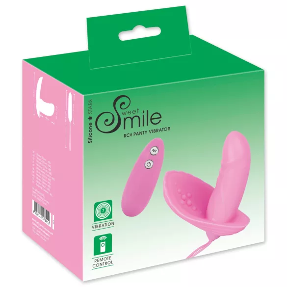 SMILE Shelly - vibrator u obliku školjke s daljinskim upravljačem - ružičasti