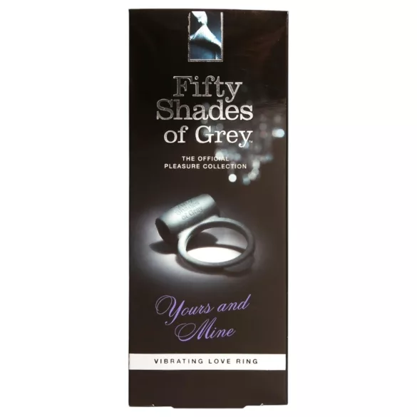 Fifty Shades of Grey - vibrirajući prsten za penis - crna