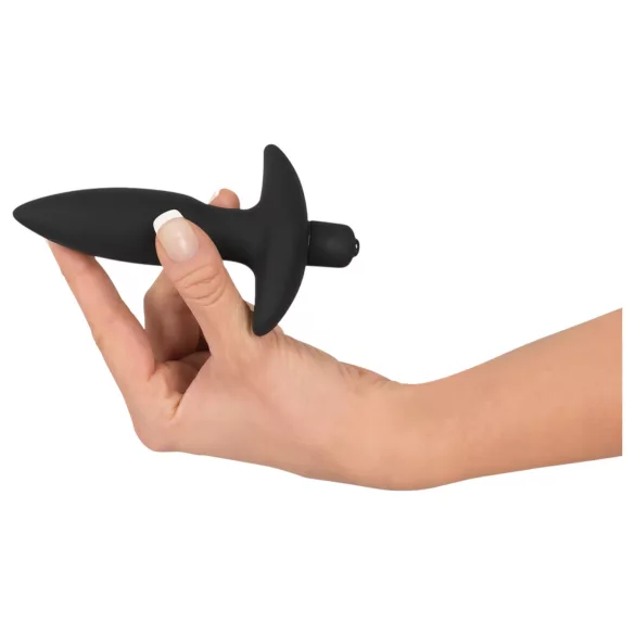 Black Velvets - analni plug s vibratorom - mali