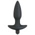 Vibrirajući analni plug Black Velvet - srednji