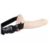 You2Toys - Strap-on vibrator - prirodna boja - za početnike
