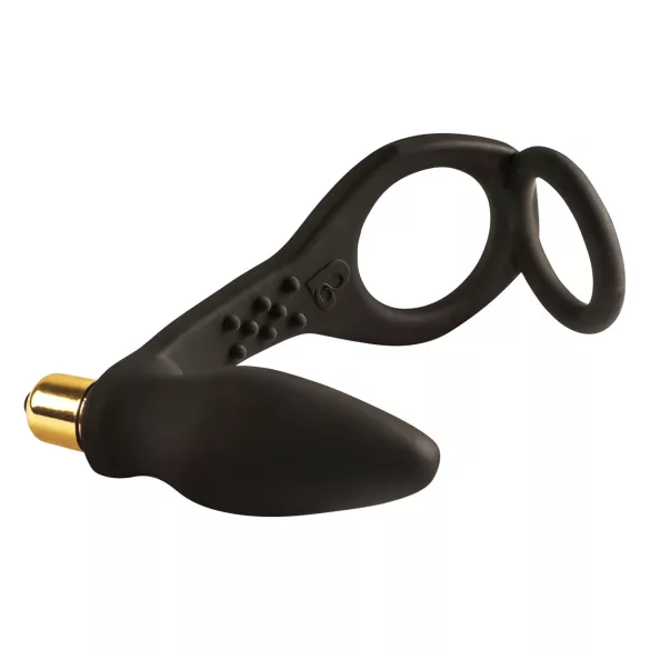 RO-ZEN - dupla penis prsten i analni vibrator - silikon