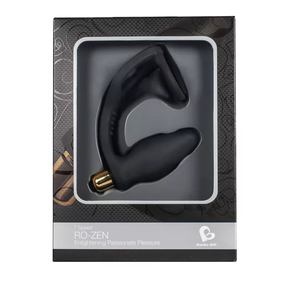 RO-ZEN - dupla penis prsten i analni vibrator - silikon