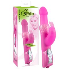 SMILE Pearly Rabbit - biserni vibrator (ružičasti)