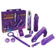 You2Toys - vibratorski set - 9 dijelova - ljubičasta