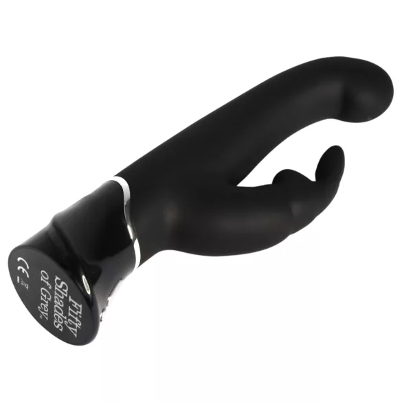 Pedeset nijansi sive Greedy Girl - vibrator s ručkom za klitoris (crni)