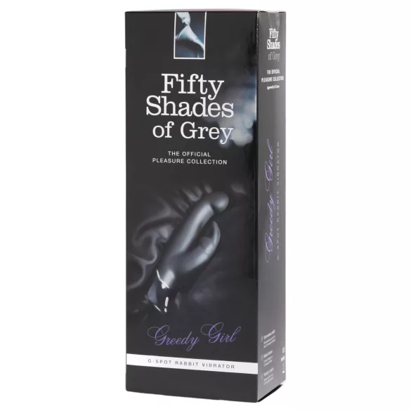 Pedeset nijansi sive Greedy Girl - vibrator s ručkom za klitoris (crni)