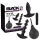 Black Velvets - analni vibrator set - 4 dijela