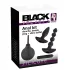 Black Velvets - analni vibrator set - 4 dijela
