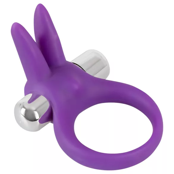 SMILE - Vibrirajući penis prsten zajačić - silikon ljubičasti