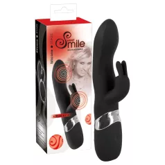 SMILE Blacky - Vibrator s 2 motora na USB - crni