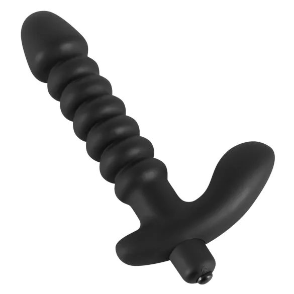 Black Velvets - vibrator s naborima - srednji - crni