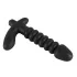Black Velvets - vibrator s naborima - srednji - crni
