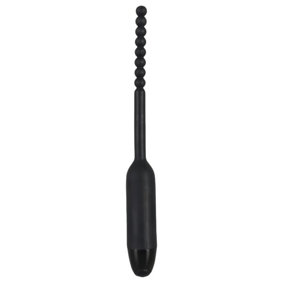 You2Toys Pearl Dilator - kuglasti uretralni vibrator - 0,8 cm (crni)