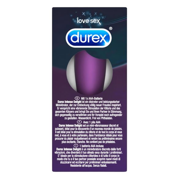 Durex Intense Delight Bullet - mini masažer (ljubičasti)