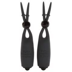Fifty Shades of Grey - Vibrator za bradavice - 2 kom - siva