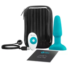   b-Vibe - analni vibrator s rotirajućim kuglicama - punjivi - tirkiz